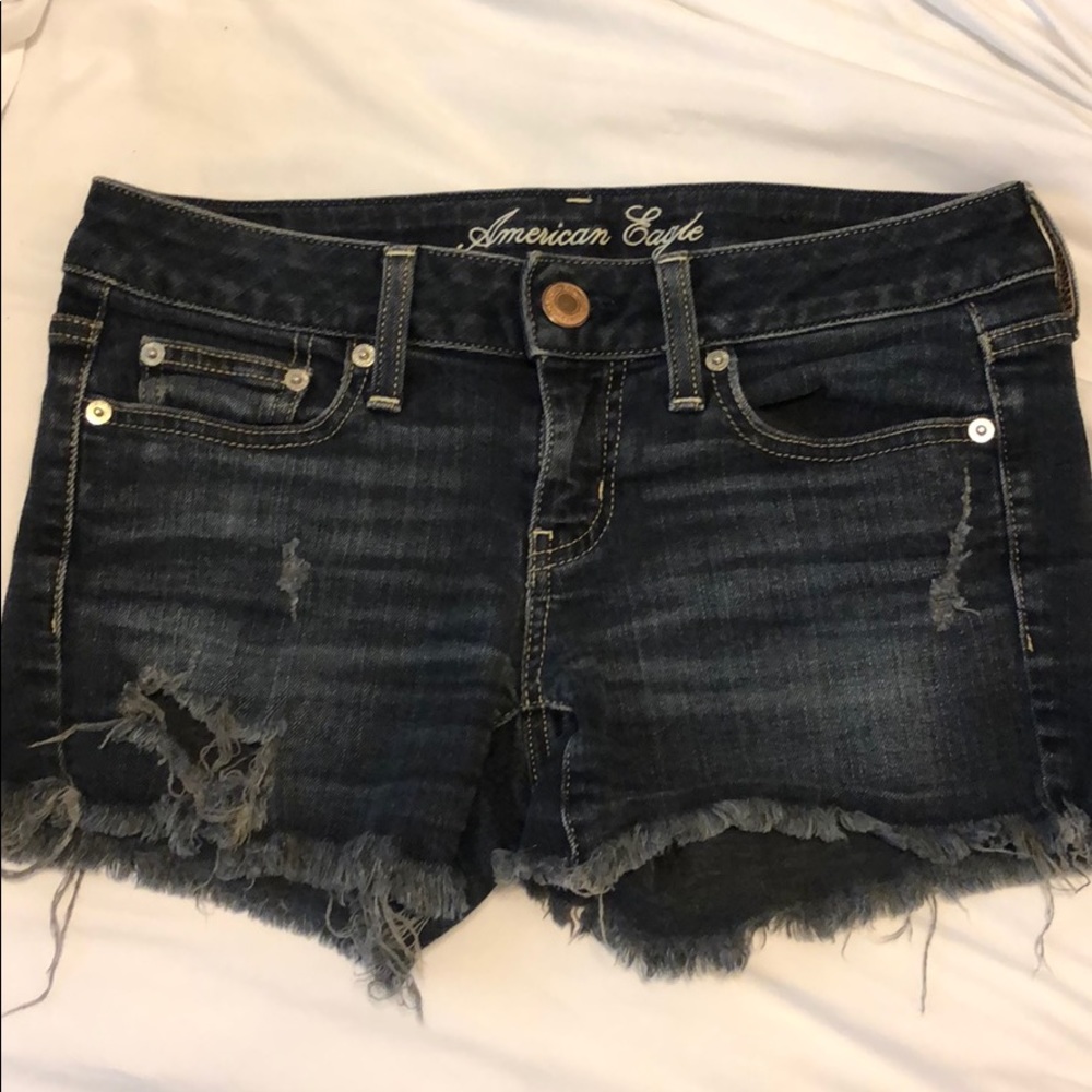 american eagle jean shorts